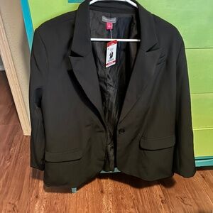Vince Camuto XL black blazer jacket NWT new